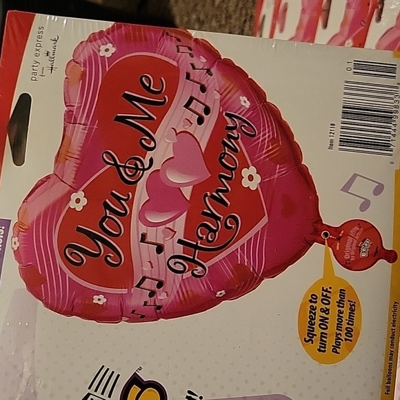 Qualatex/Party Express from Hallmark B-Bops Heart Shape 31" Balloons ~Lot of 10 - Picture 4 of 5